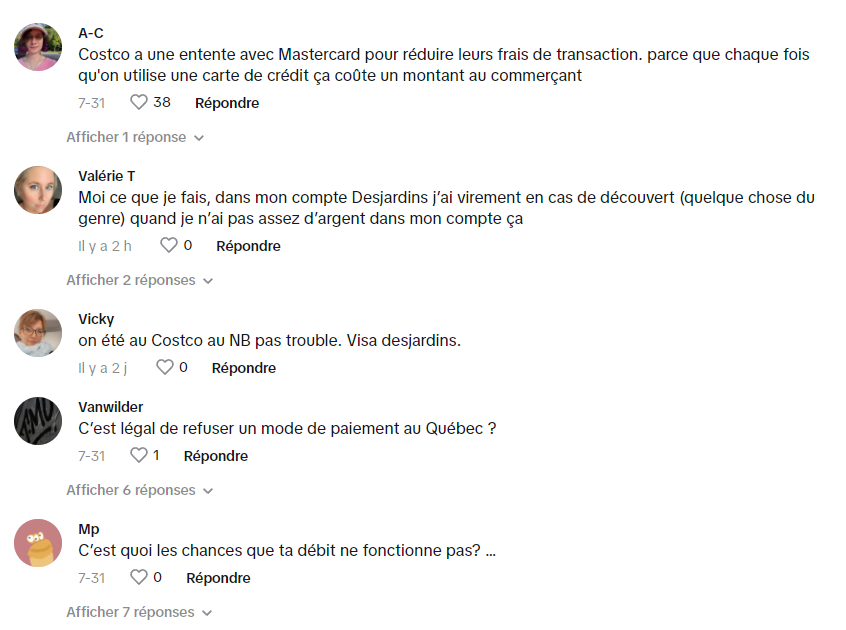 Une jeune Québécoise se vide le coeur sur une pratique de Costco qu'elle ne comprend pas.