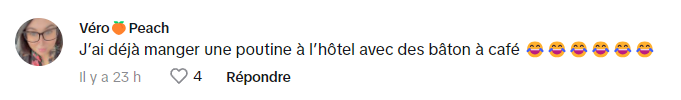 Une Québécoise furieuse contre un hôtel qui lui a facturé une fourchette en plastique