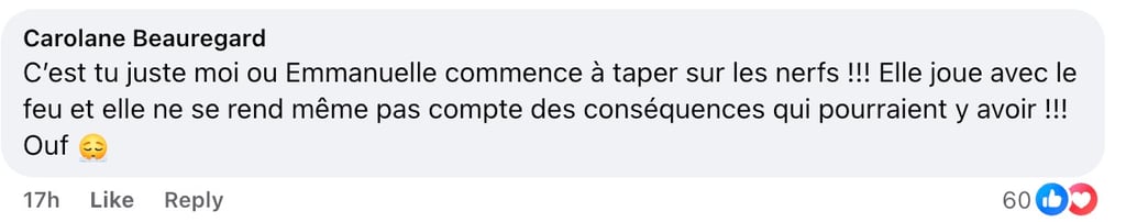 Un grand nombre de téléspectateurs sont furieux contre les agissements d'Emmanuelle dans STAT