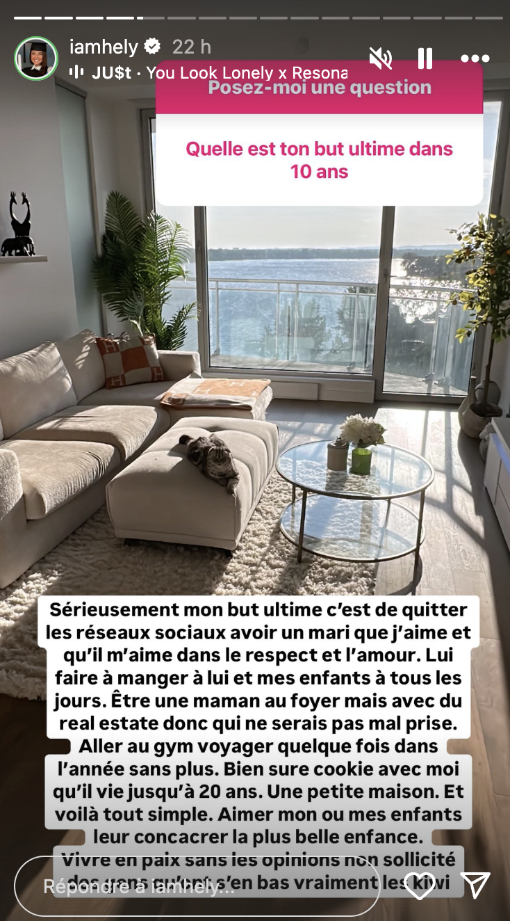 Hélène Boudreau dévoile son but ultime dans la vie et on avoue que ce n’est pas ce qu’on croyait