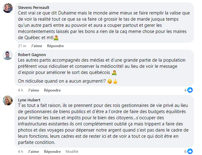 Éric Duhaime n'est pas tendre avec Valérie Plante et François Legault après la fuite d’eau majeure à Montréal