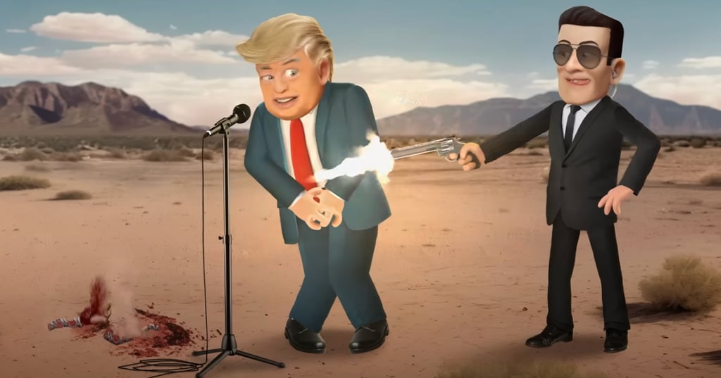 Les Têtes à Claques de retour avec une nouvelle vidéo mettant en vedette Donald Trump 