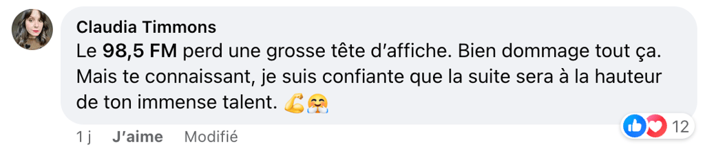 Un grand nombre de Québécois sont très déçus du départ de Pierre-Yves McSween et le font savoir