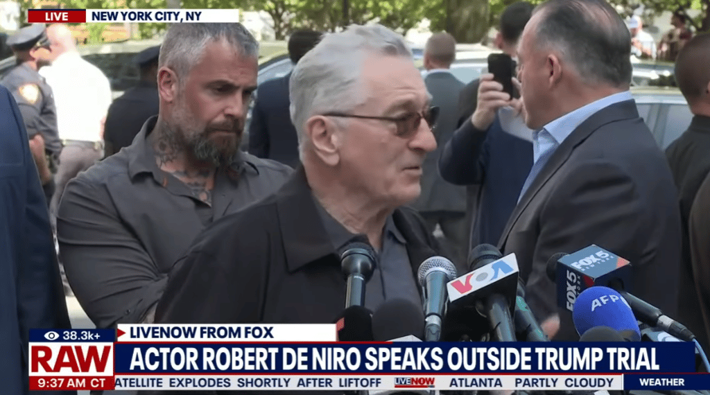 Robert De Niro attaque Donald Trump en direct à la télé 
