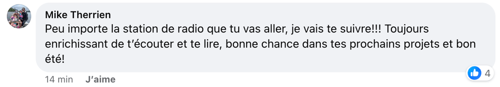 C’est terminé pour Pierre-Yves McSween sur les ondes du 98.5