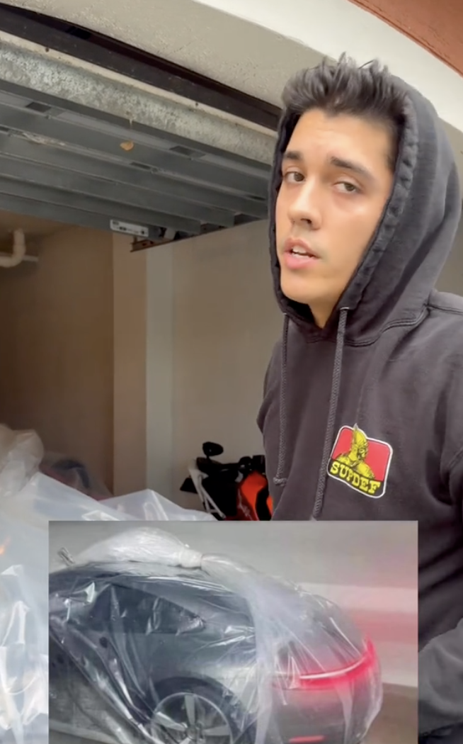 Voici ce qui est arrivé à la Corvette emballée par son propriétaire avant le passage de l'ouragan Milton