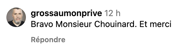 Gino Chouinard acclamé par plus de 20 000 personnes au stade Percival-Molson