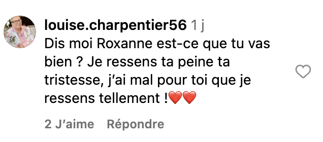 Des fans s'inquiètent pour Roxane Bruneau après la publication d'une vidéo troublante