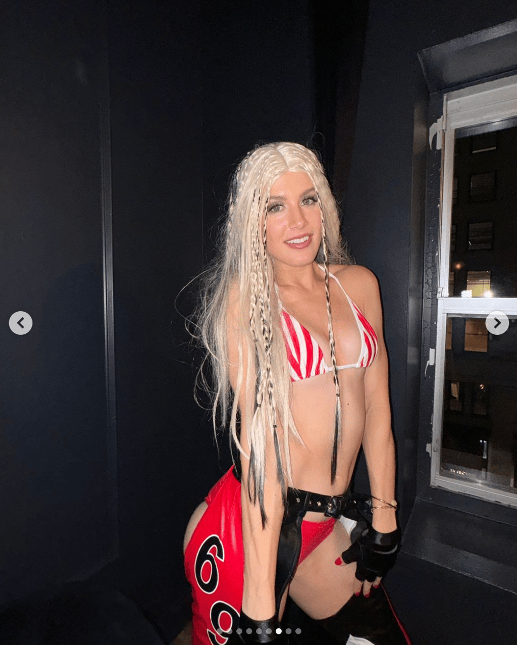 Eugenie Bouchard s'est déguisée en Christina Aguilera pour son dernier costume d'Halloween de l'année