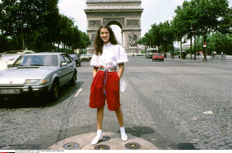 Des photos de Céline Dion lors de son premier voyage à Paris en 1982 refont surface sur la toile