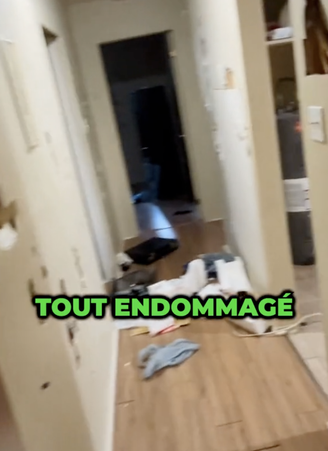 Un propriétaire de Gatineau montre l'état lamentable dans lequel un locataire a laissé son appartement