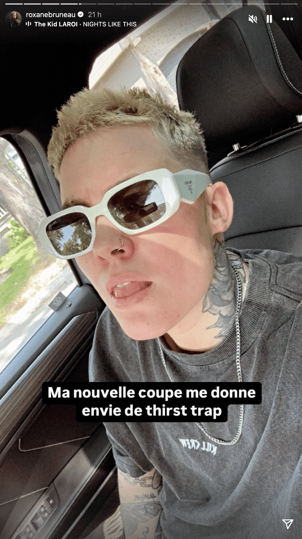 Roxane Bruneau surprend ses fans avec une coupe de cheveux sensationnelle 