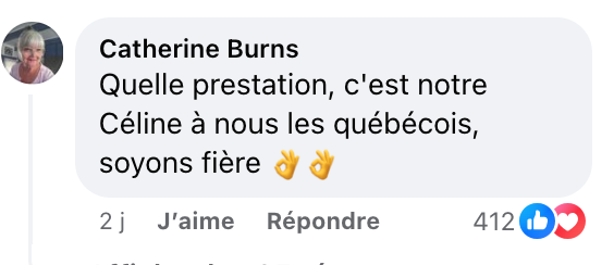 Des images de Céline Dion les larmes aux yeux après sa prestation à Paris font le tour du monde