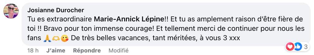 Marie-Annick Lépine partage une touchante anecdote sur les Cowboys Fringants