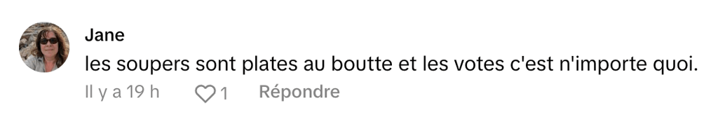 Olivier Primeau démolit la saison actuelle d'occupation d'Occupation Double et il ne mâche pas ses mots