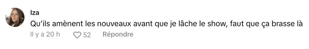 Olivier Primeau démolit la saison actuelle d'occupation d'Occupation Double et il ne mâche pas ses mots