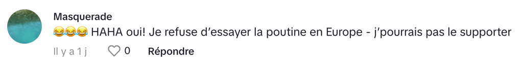 Le jeune humoriste Charles Brunet teste une poutine à Paris et il est vraiment déçu