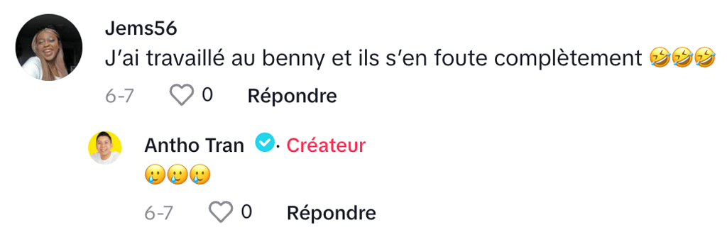 « Quand on donne pas de pourboire au resto, est-ce qu'on nous donne une plus petite portion ? »