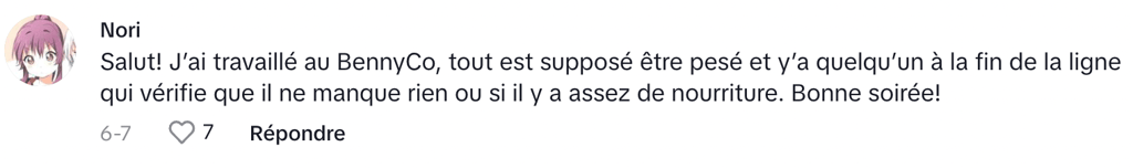 « Quand on donne pas de pourboire au resto, est-ce qu'on nous donne une plus petite portion ? »