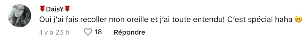 Roxane Bruneau dévoile comment s'est passée sa chirurgie pour avoir de nouveaux lobes d'oreilles