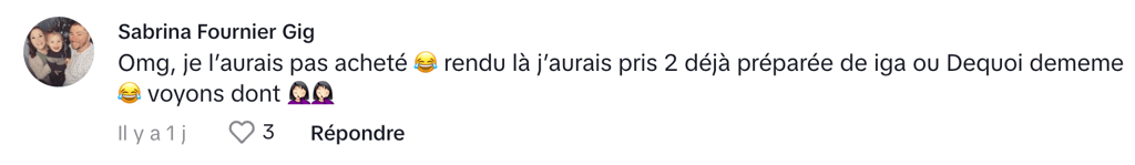 Une Québécoise achète un gâteau de fête à 60 $ et c'est un désastre quand elle le voit.