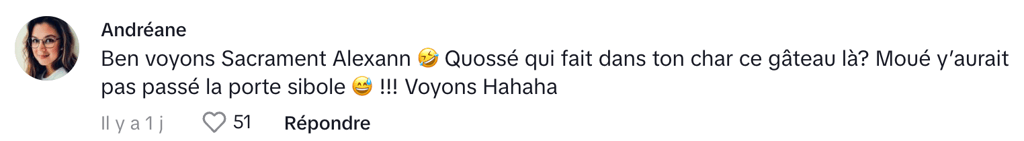 Une Québécoise achète un gâteau de fête à 60 $ et c'est un désastre quand elle le voit.