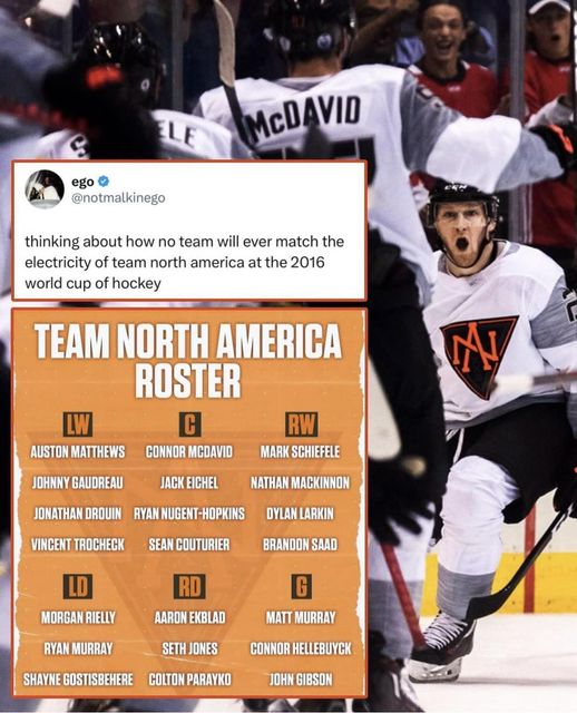 L'alignement de Team North America était complètement fou!