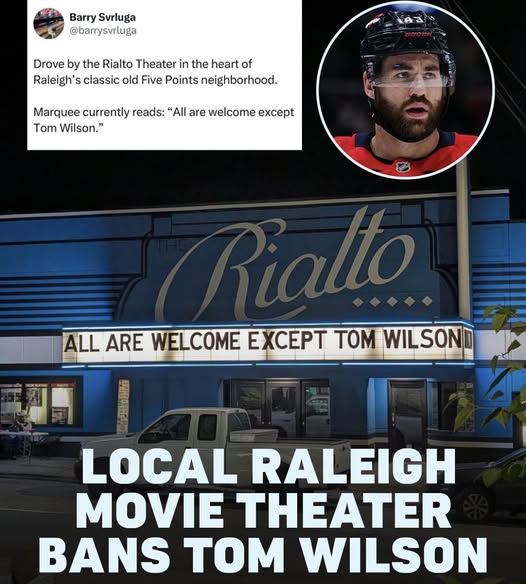 Tom Wilson est banni d'un cinéma en Caroline