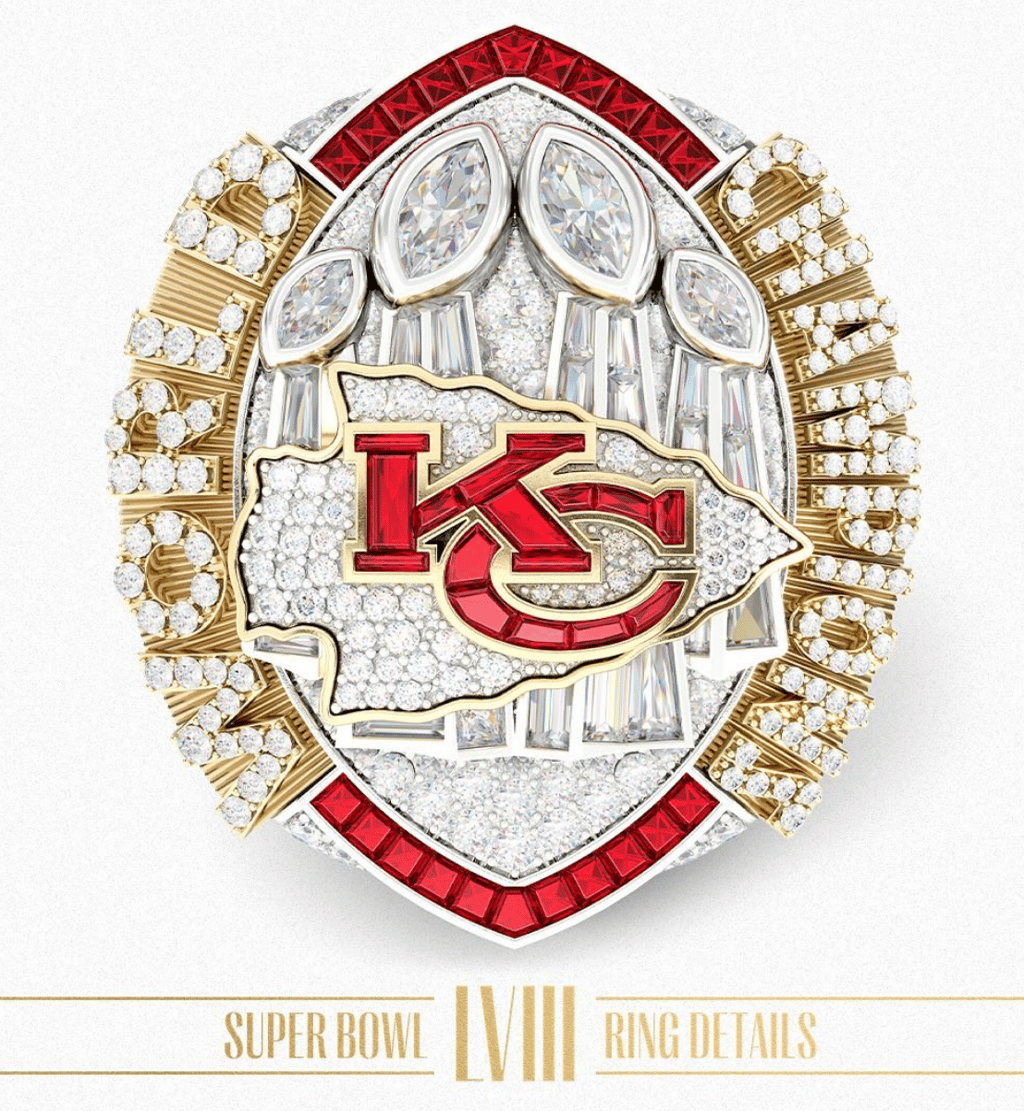 Les Chiefs de Kansas City dévoilent leur bague du Super Bowl et il y a une erreur dessus