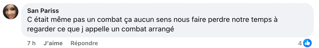 Un commentaire revient souvent après le combat entre Mike Tyson et Jake Paul