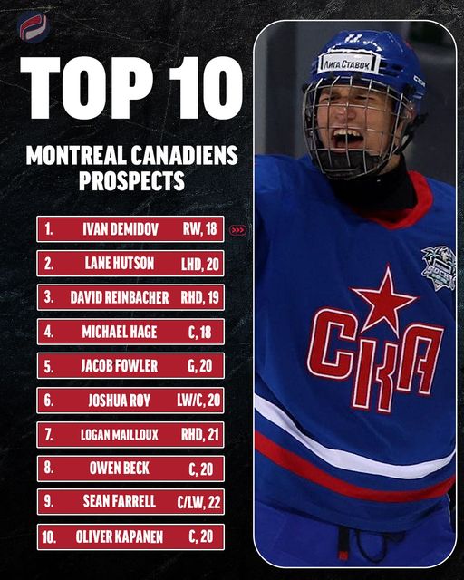 Daily Faceoff dévoile le Top-10 des meilleurs espoirs du Canadien