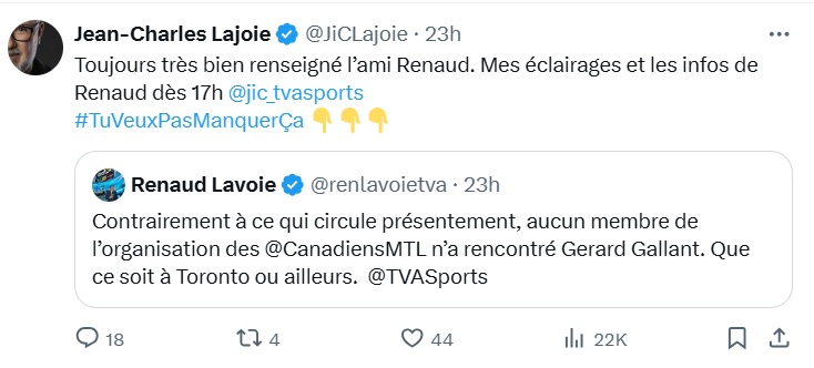 La tension est palpable entre Jean-Charles Lajoie et Georges Laraque