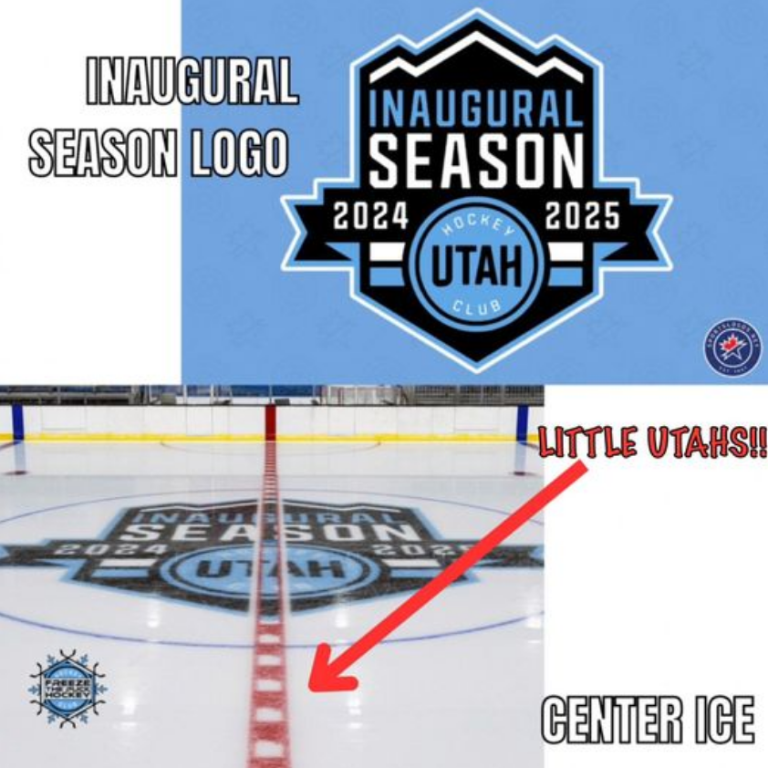 Le HC Utah dévoile son logo spécial et le design du centre de la glace pour sa saison inaugurale