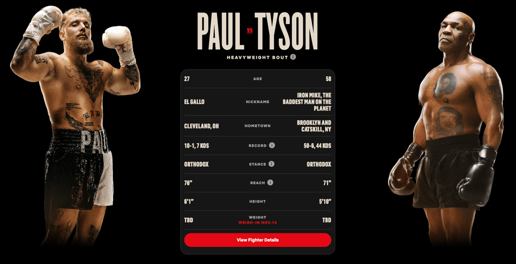 Un détail retient l'attention des internautes après la gifle de Mike Tyson à Jake Paul