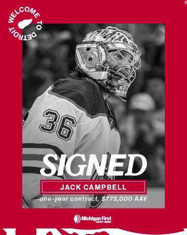 Jack Campbell entre dans le programme d'aide aux joueurs de la LNH