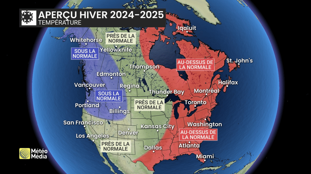 MétéoMédia dévoile ses prévisions pour l'hiver 2024-25, il y a une bonne et une mauvaise nouvelle.