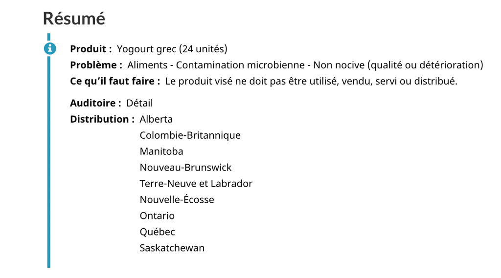 Important rappel de yogourt vendu chez Costco en raison de la présence de moisissures