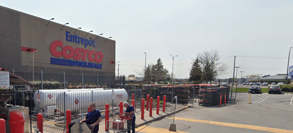 La nouvelle station d'essence de Costco au Québec n'ira pas de l'avant.