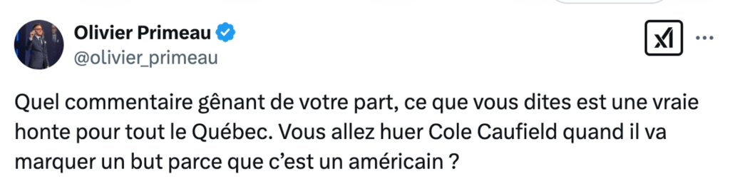 Échange tendu entre Olivier Primeau et Jean-Marc Léger sur le boycottage des États-Unis