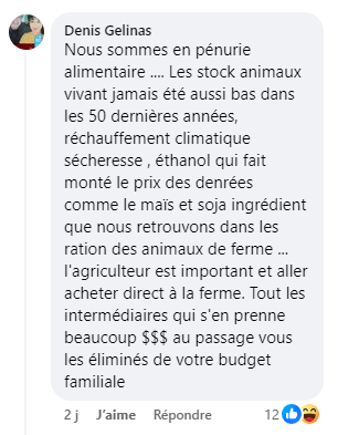 Un internaute dénonce le prix de la viande chez Costco et ça s'enflamme dans les commentaires .