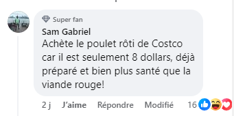 Un internaute dénonce le prix de la viande chez Costco et ça s'enflamme dans les commentaires .