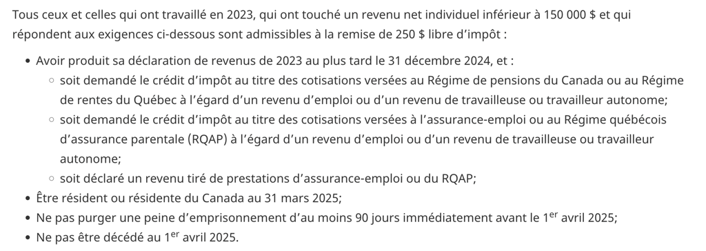 Voici comment savoir si vous aurez droit au chèque de 250 $ annoncé par Justin Trudeau