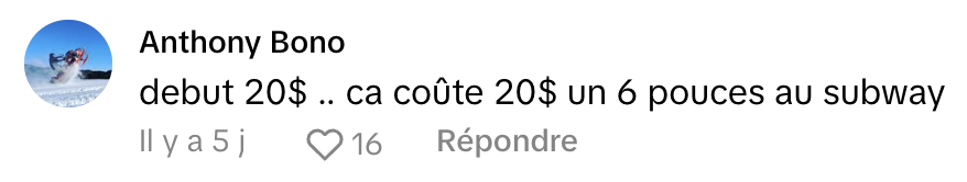 Olivier Primeau goûte à l'un des meilleurs sandwichs de Paris mais c'est le prix qui retient l'attention