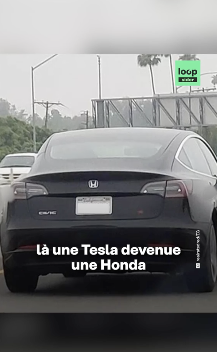 Des automobilistes essayent de faire passer leur Tesla pour un véhicule d'une autre marque