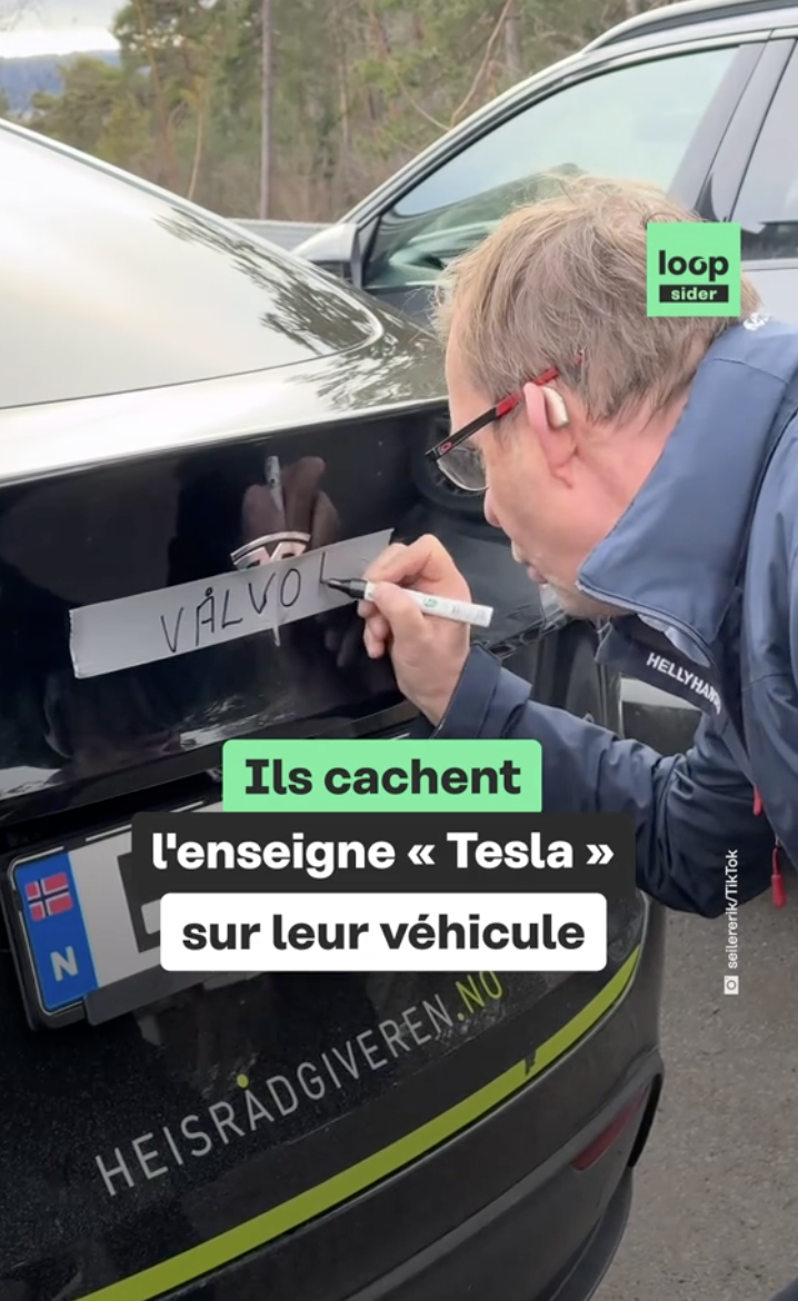 Des automobilistes essayent de faire passer leur Tesla pour un véhicule d'une autre marque