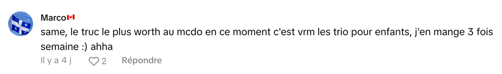 Un Québécois très futé trouve un moyen afin de payer moins cher chez McDonald's.