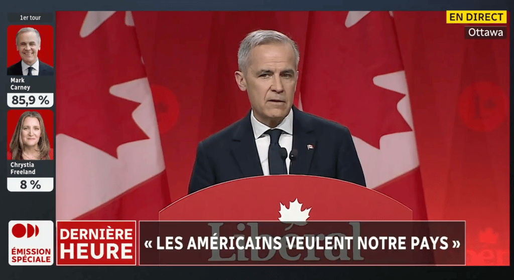 Mark Carney lance un message aux États-Unis de Donald Trump dans son discours de victoire