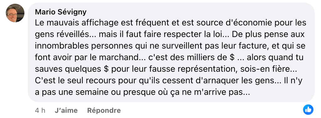 Isabelle Maréchal se vide le coeur sur une situation qui arrive trop souvent dans les épiceries