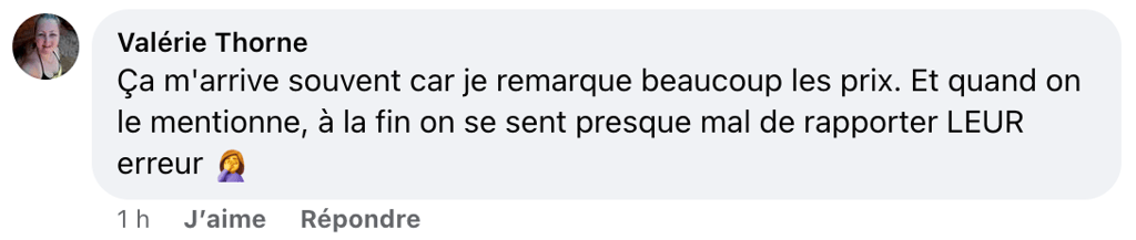 Isabelle Maréchal se vide le coeur sur une situation qui arrive trop souvent dans les épiceries