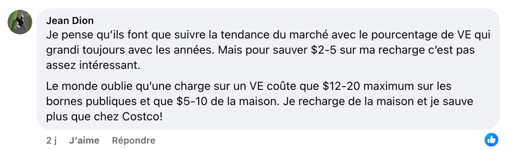 Costco a désormais ses propres bornes de recharge rapide pour les véhicules électriques